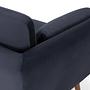 Sigrid Sofa 2-Sitzer Velour Lux Navy 5