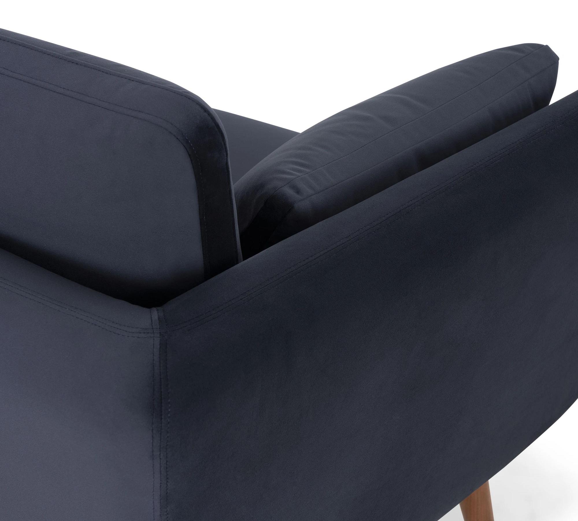 Sigrid Sofa 2-Sitzer Velour Lux Navy 5
