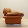 Sofa Leather Brown 1960s 6