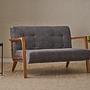 Kemer Sofa Buchenholz Grau 0