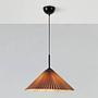 Pleated pendant lamp PVC 1-light 1