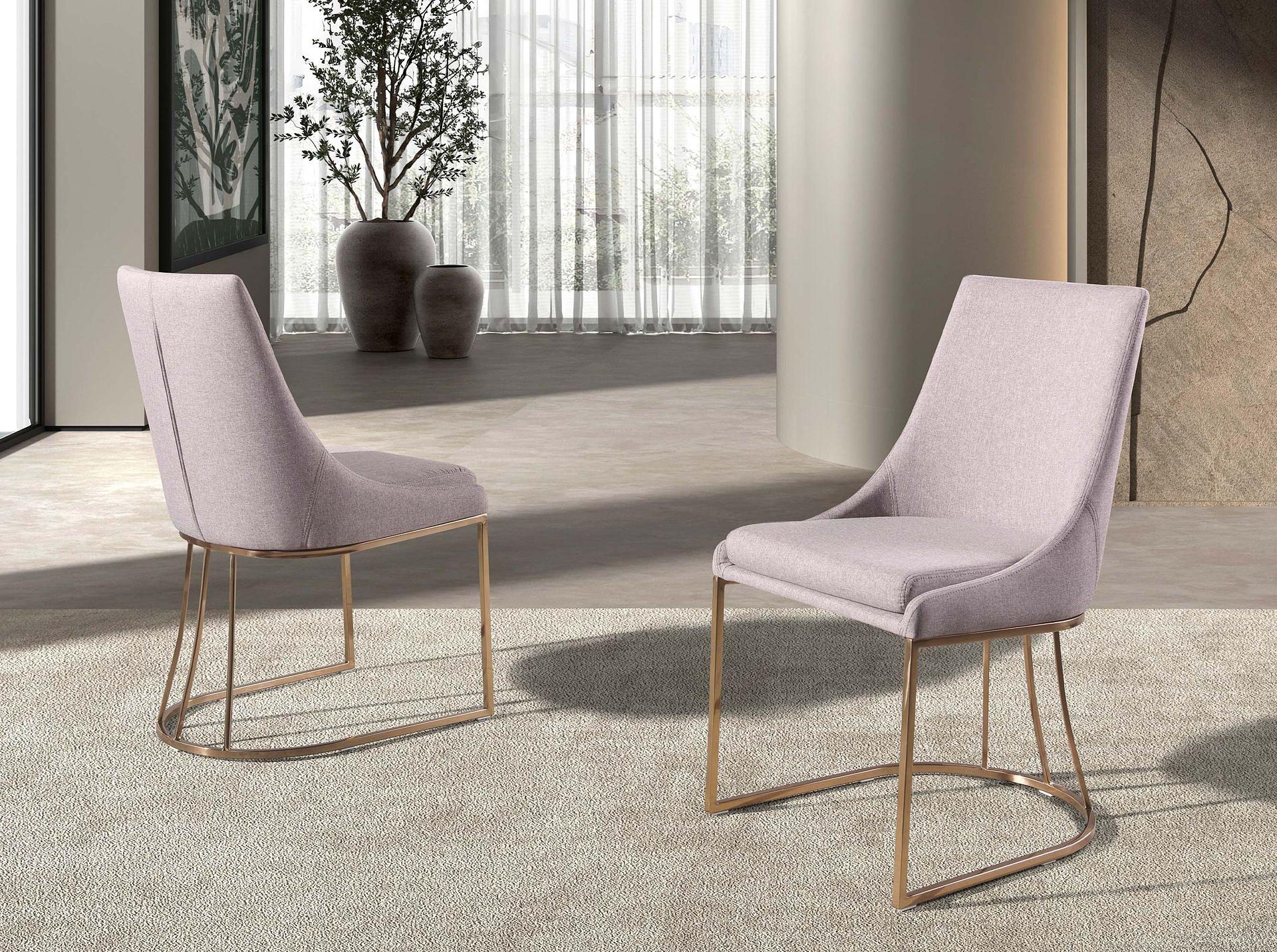 Dining chair fabric grey 2