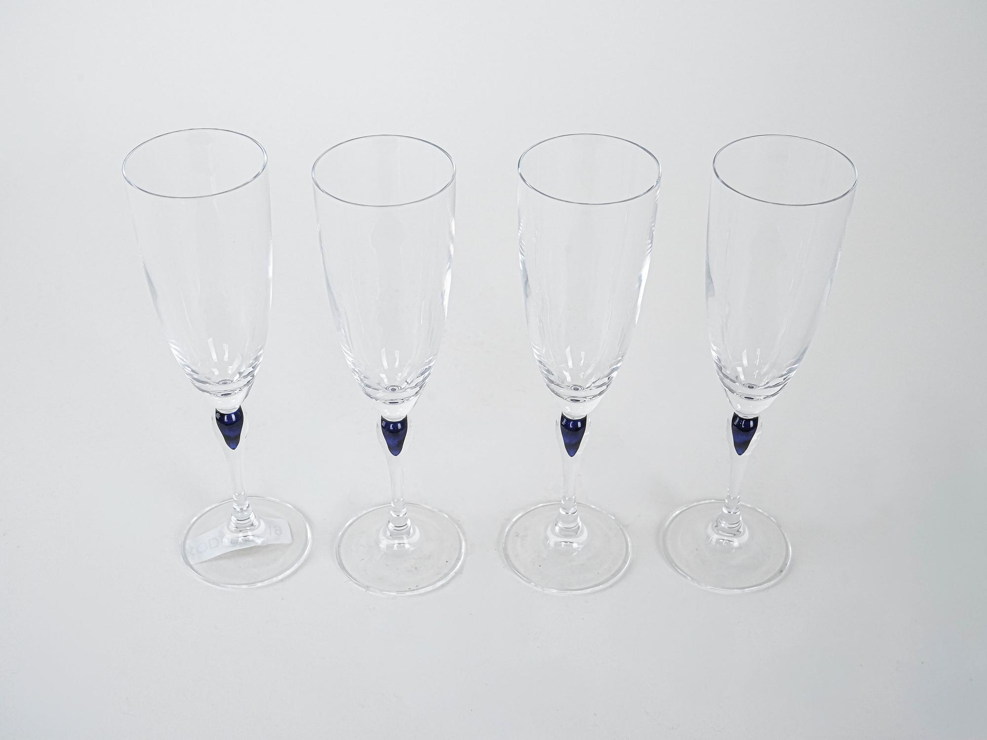 Vierer-Set Gläser 1970er Jahre 3