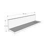 Shelf Wandregal Holzfurnier Weiß 5