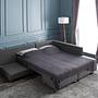 Manama Corner Sofa Bed Right - Anthracite 3