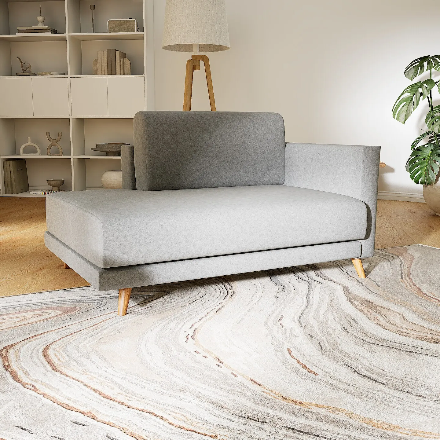 Tyme Sofa Wolle Lichtgrau 4