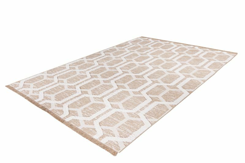 Nomad Teppich Baumwolle Sand 80 x 150 cm 1