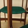 Teakwood chairs 6x Green 8