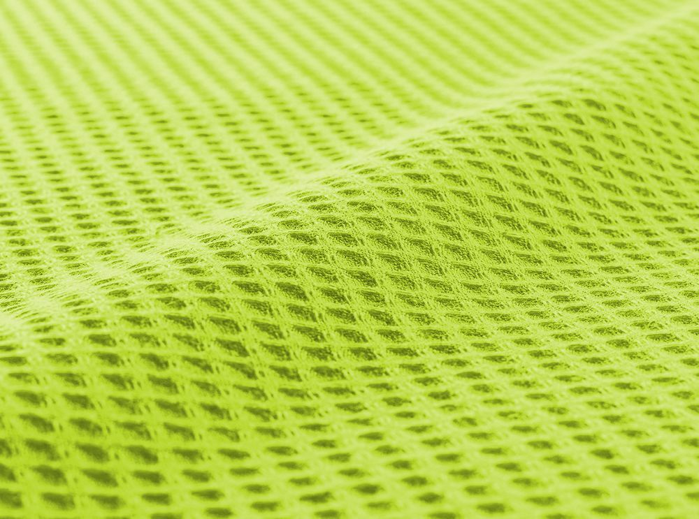 Leichte Decke aus Waffelpiqué 100% Baumwolle Grün Single 1
