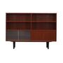Vintage bookshelf teak brown 1970s 0