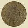 Vintage Beistelltisch Holz Messing 1920er Jahre 3