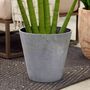 Coluna Blumentopf Dunkelgrau Höhe 24cm Ø 26cm 65731 1