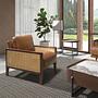 Sessel Leder Braun 2