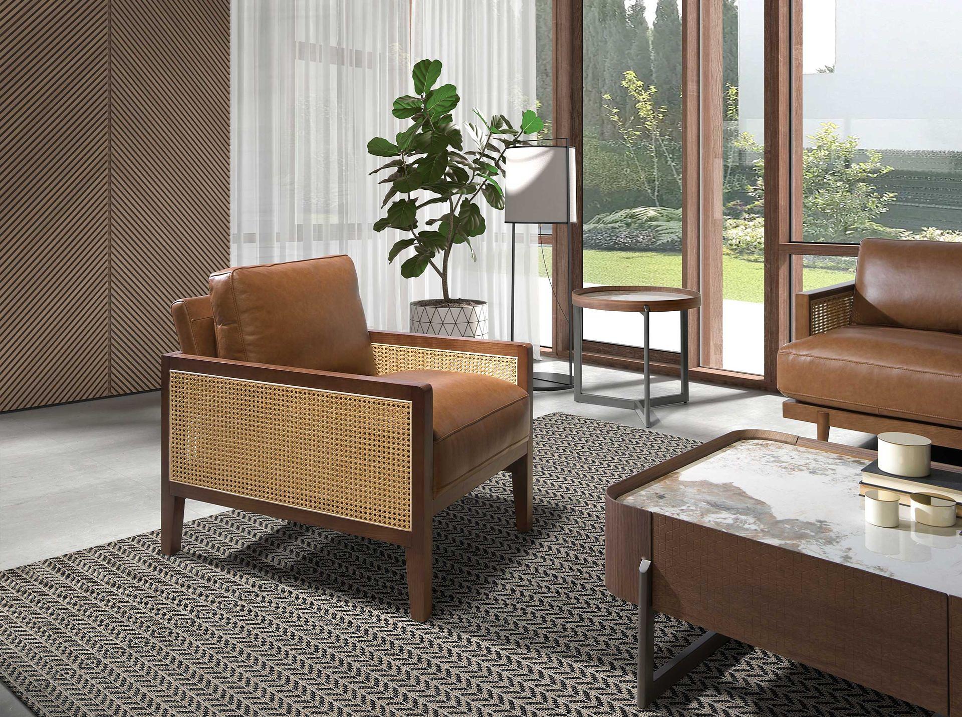 Sessel Leder Braun 2