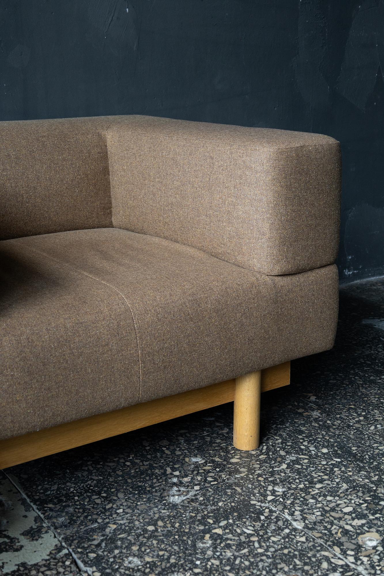 Armchair Textile Brown 1