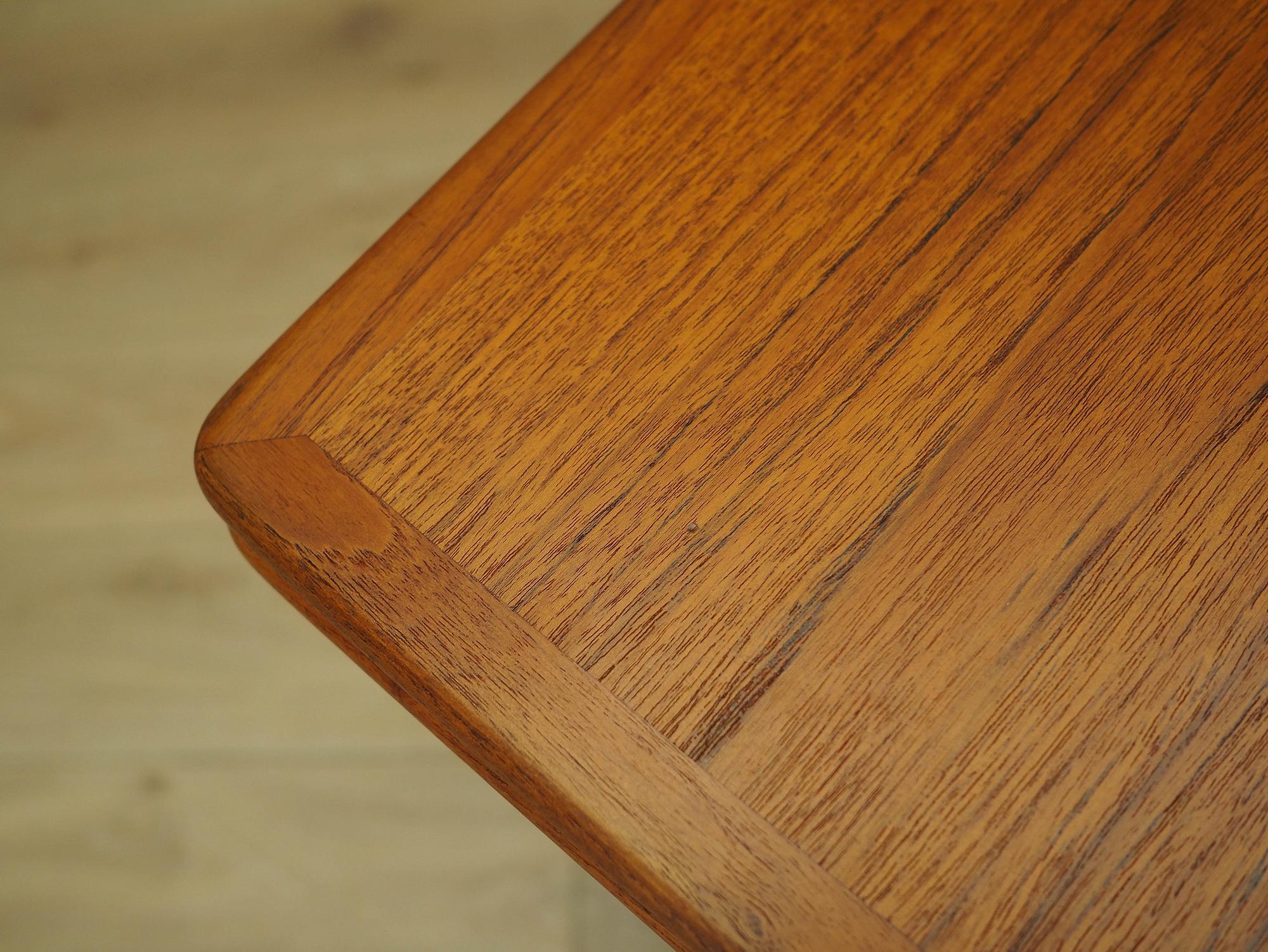 Teak table Brown 1970s 14