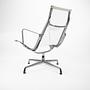 EA116 Office chair Chrome Mesh White 4