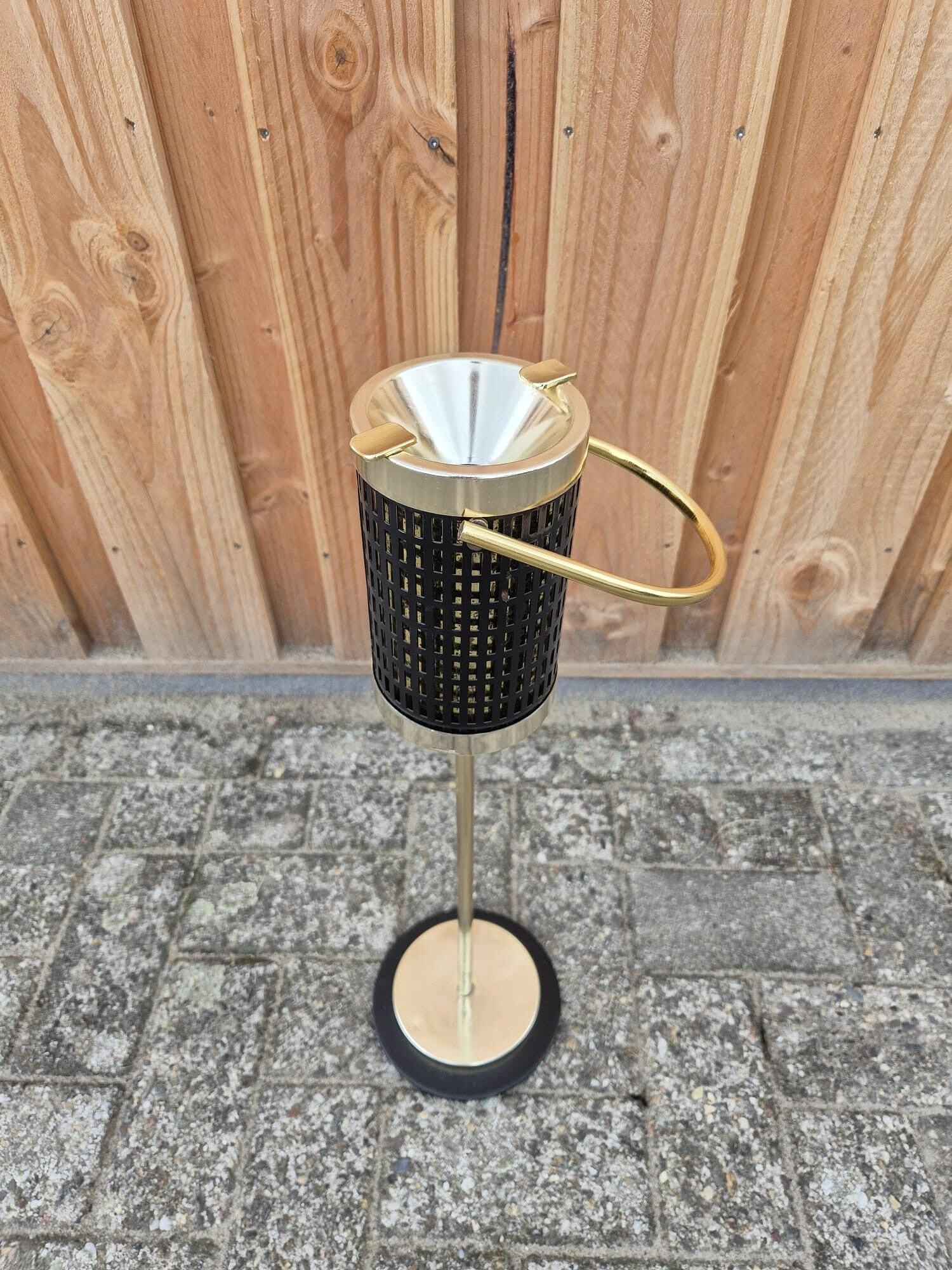 Vintage Aschenbecher Metall 50er Jahre 3