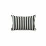 Luna Kissen Straight Latte Black 40 x 60 cm 0