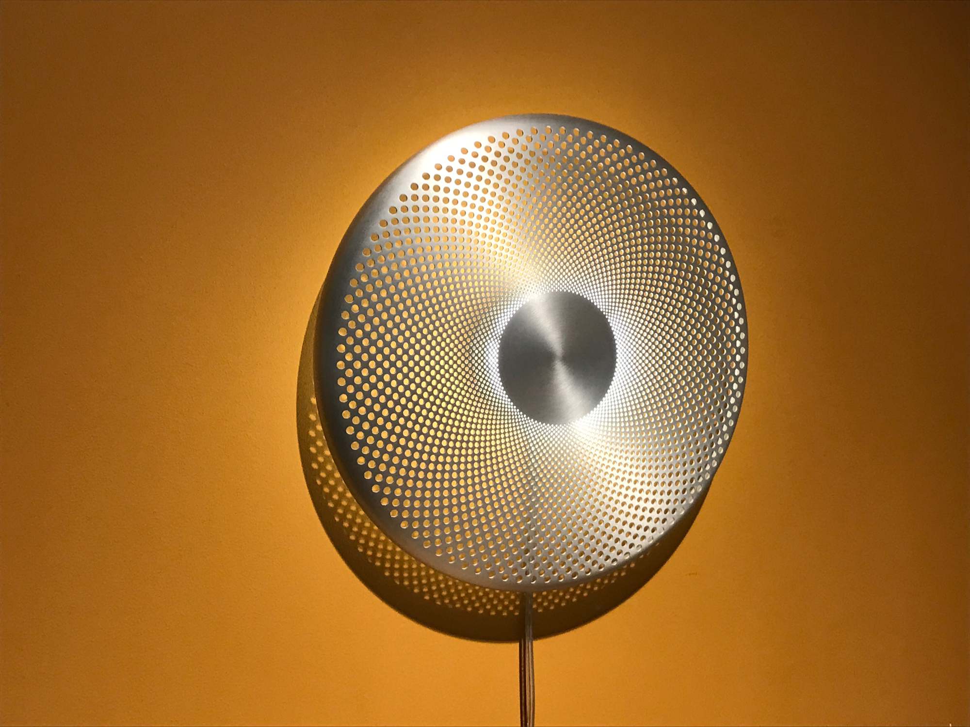 Glint Wandleuchte Metall Silber 0