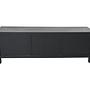 Sideboard Teakholzfurnier Schwarz 2