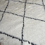 Berber rug HKLIVING wool black white 4