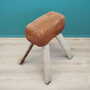 Vintage Vaulting Horse Brown Leather Wood 100x84x80 cm 1980s 4