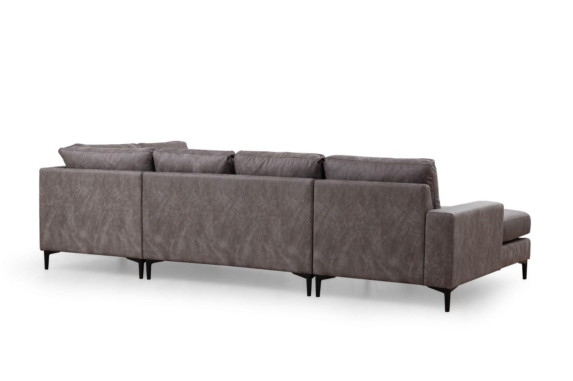 Porto Corner Sofa Charcoal 8
