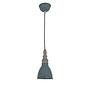 Pendant lamp Delhi blue-grey 1