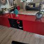 Sheraton Sideboard by Acerbis & Stoppino Red 3