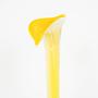 Vase Murano Glass Yellow 1970s 5