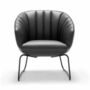 Lenni Armchair Leather Black 0
