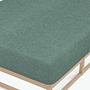 Hukan Fitted Sheet Flannel Green 100x200cm 3