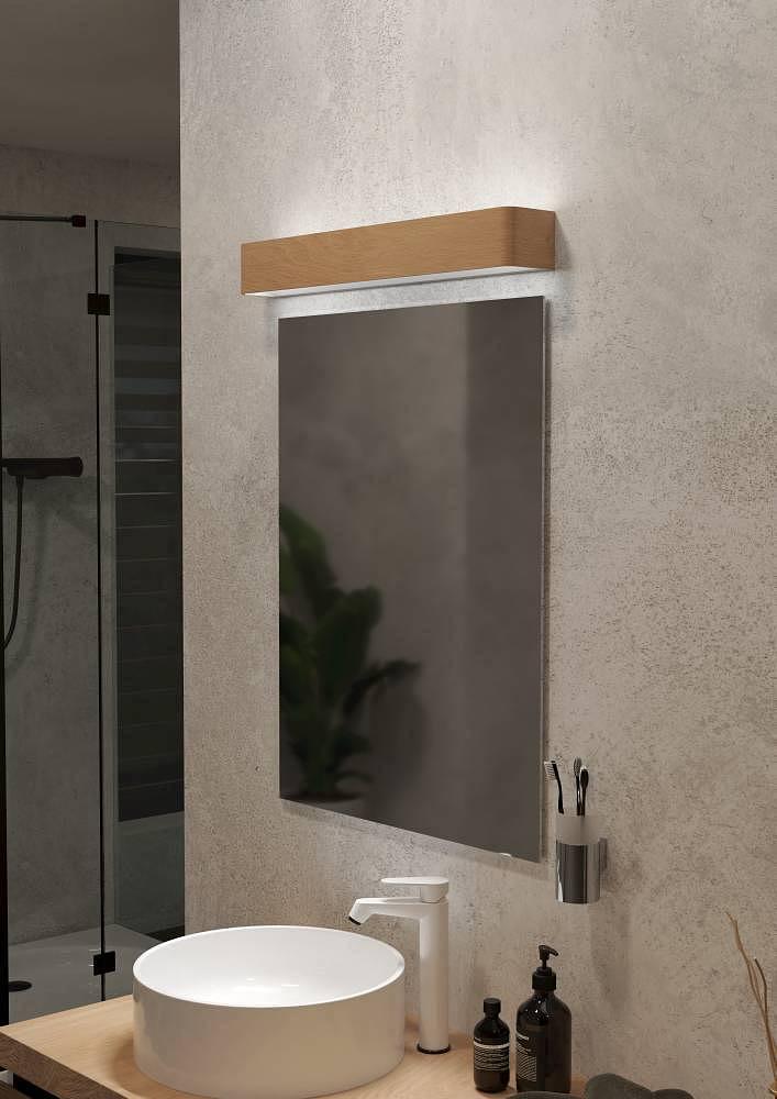 Sania Typ-B 1-flammige LED-Wandleuchte Polycarbonat Braun 2