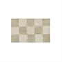 Schach Teppich Baumwolle Creme Klein 0