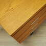 Vintage desk ash wood 1970s 7