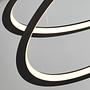 LED Pendelleuchte Swirl Aluminium Stahl Schwarz 2