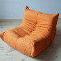 Togo Lounge Set 2-tlg. Textil Orange 3