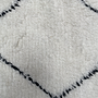 Berber rug HKLIVING wool black white 3