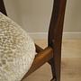 6x Chair Set Brown 1960s 9