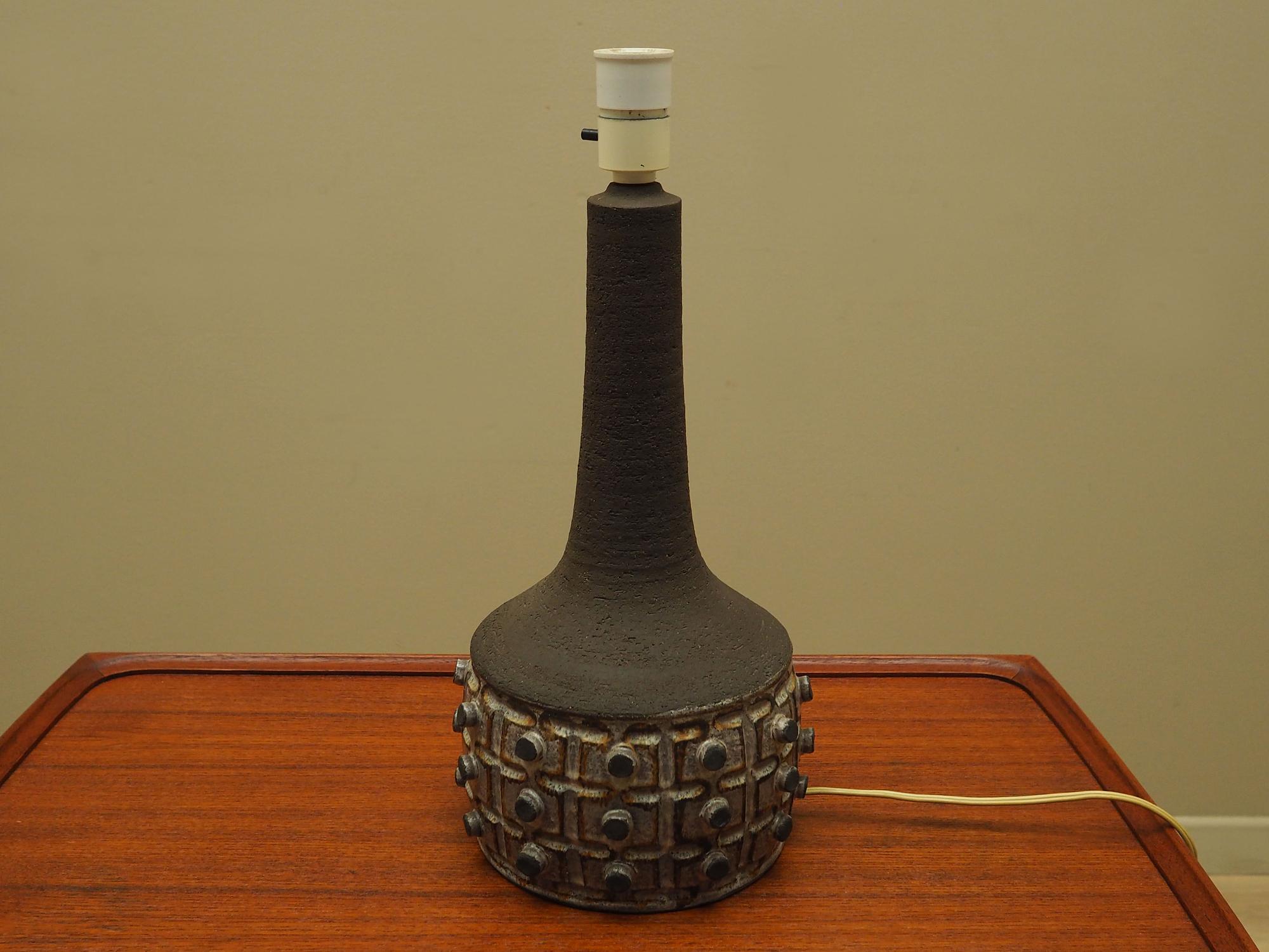 Tischlampe Keramik 1970er Jahre 5