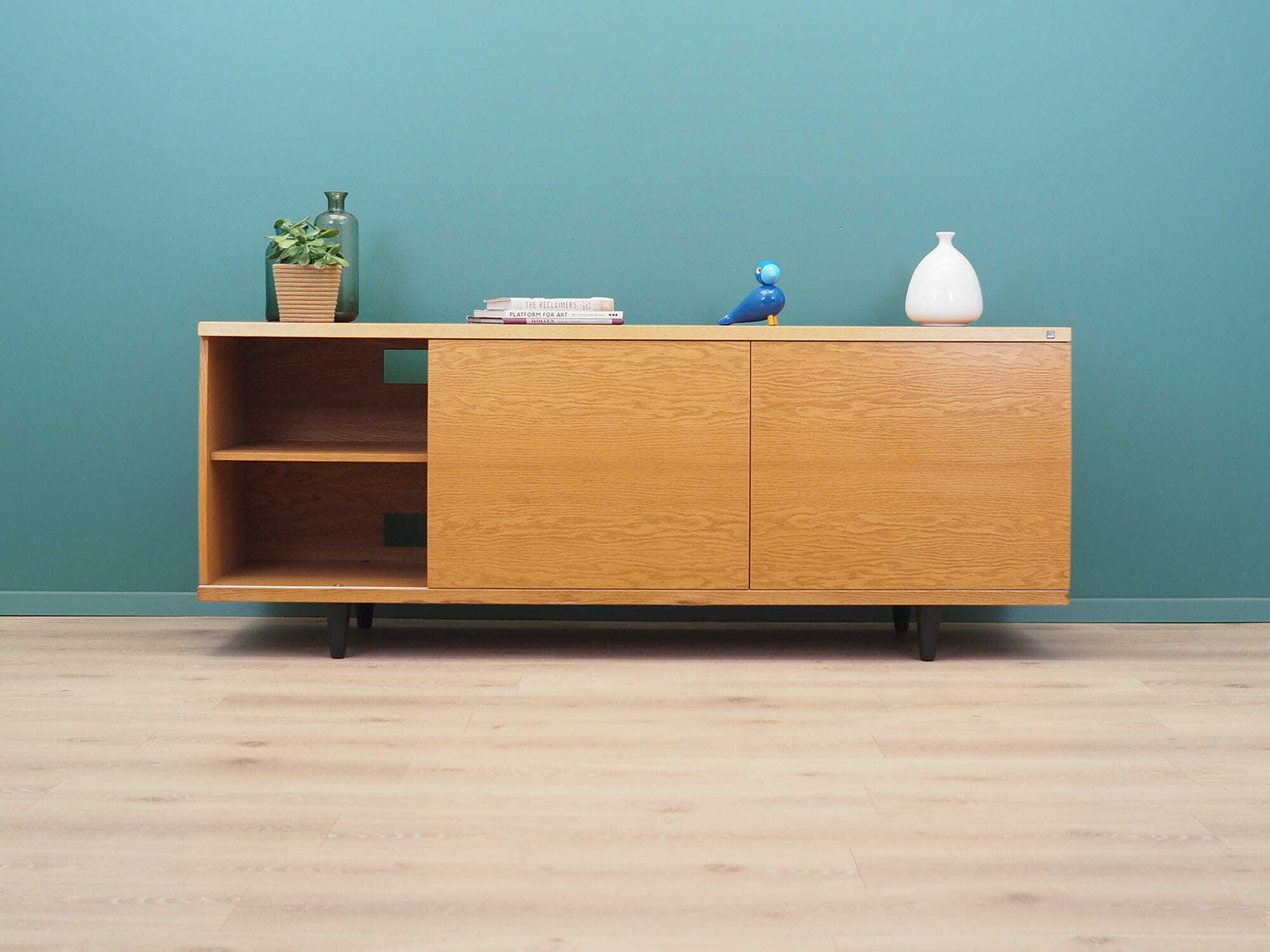 Vintage Sideboard Holz Beige 1990er Jahre 2