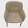 Gala SO0720 Armlehnstuhl Stoff Kunststoff Taupe 0