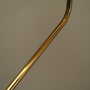 Vintage floor lamp metal textile white 1970s 8