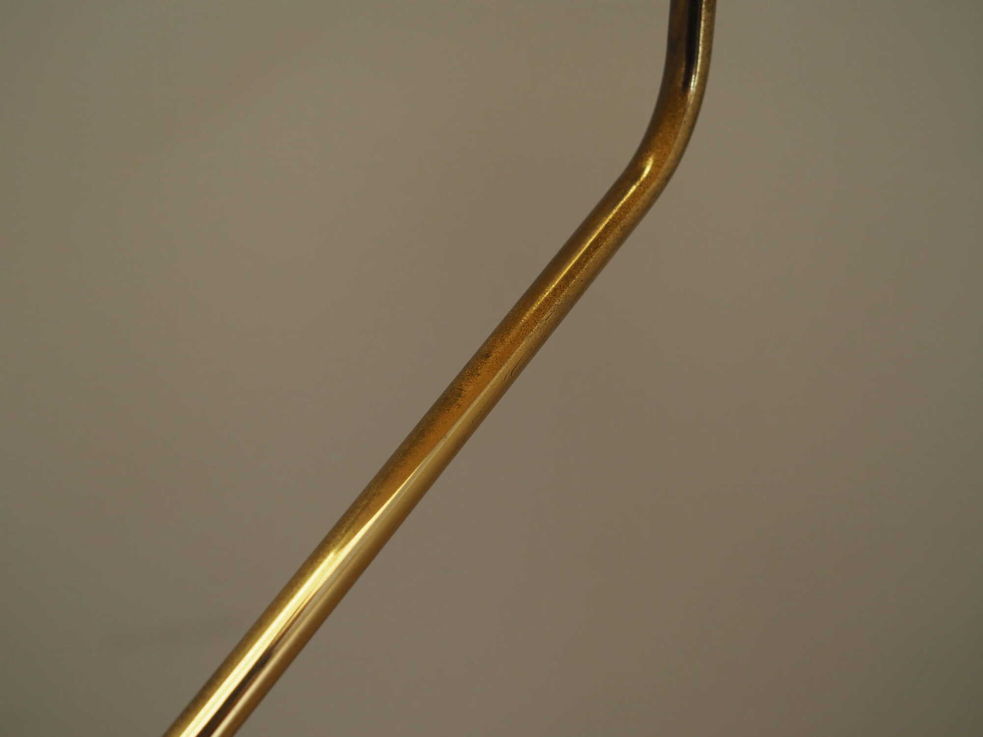 Vintage floor lamp metal textile white 1970s 8