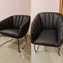 Lenni Armchair Leather Black 1