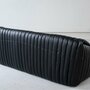 Vintage Annie Hiéronimus Sandra Sofa-Set Leder Schwarz 6-tlg 2