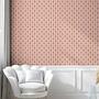 Tapete Blush Pink PVC Rosa Höhe: 90 cm 2