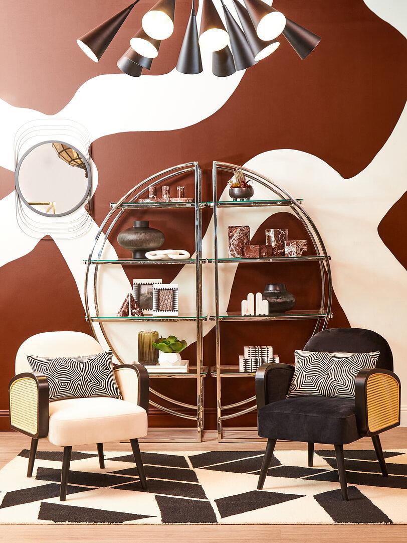 3x Salmo Tealight Holder Marble Red 4