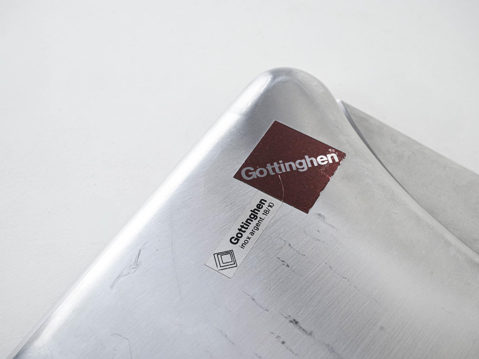 Edelstahltablett Silber 5